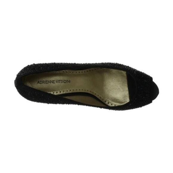 Adrienne Vittadini Pippi Platform Black Pump US 9 - Picture 2 of 4